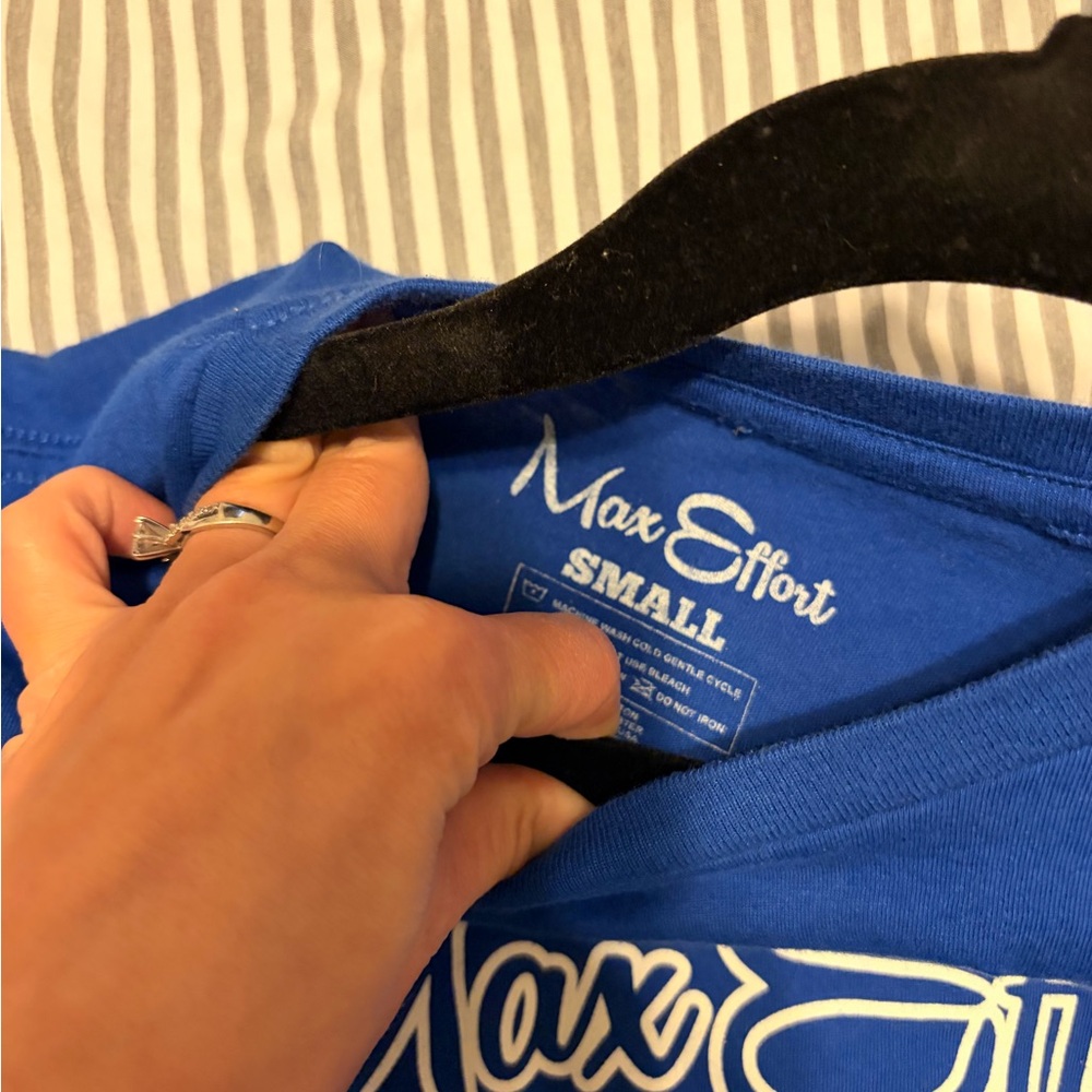 Max Effort Blue T-Shirt